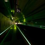 Glow in the dark noppentegel op applicatie