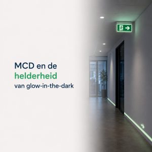 mcd en helderheid van glow in the dark
