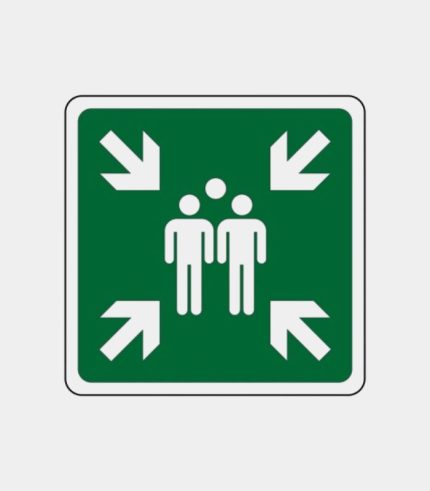 verzamelplaats bord vierkant