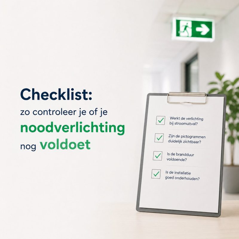 checklist voor noodverlichting