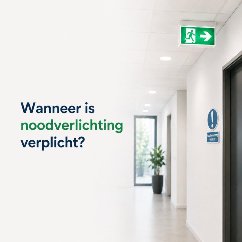 noodverplichting verplicht op de muur